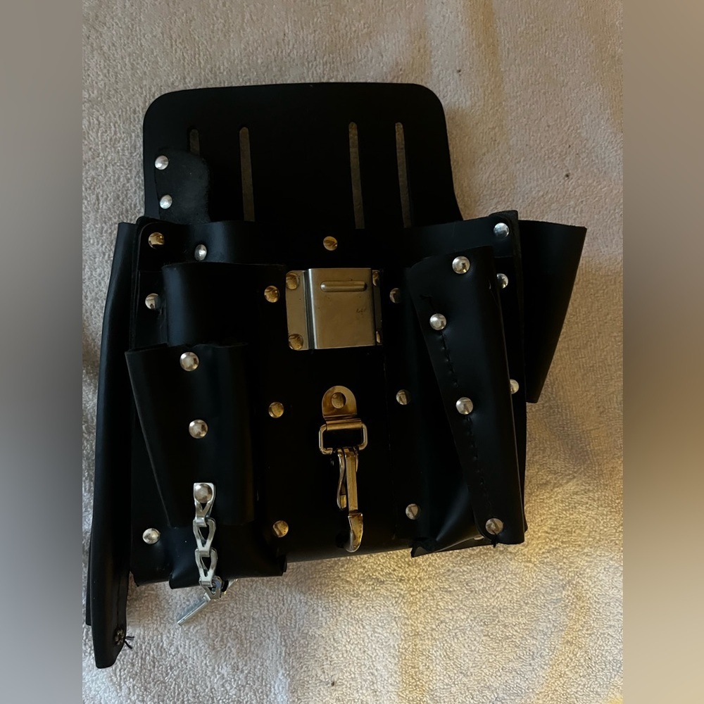 Klein Black Leather Tool Pouch - Picture 2 of 9